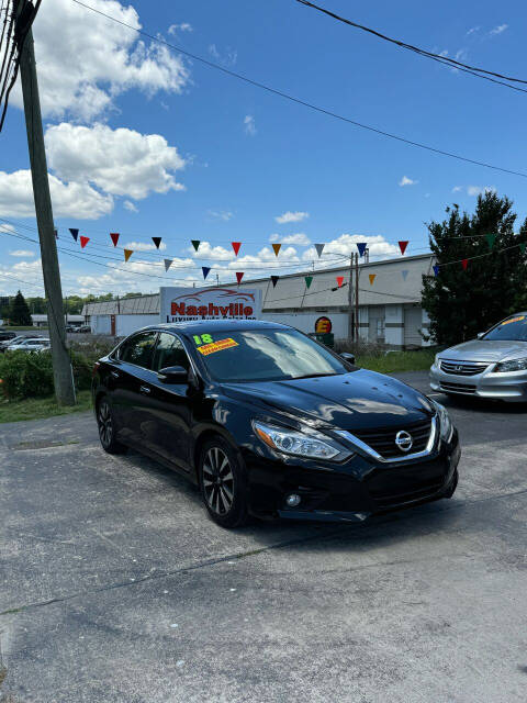 2018 Nissan Altima for sale at Nashville Luxury Auto Sales in Nashville, TN