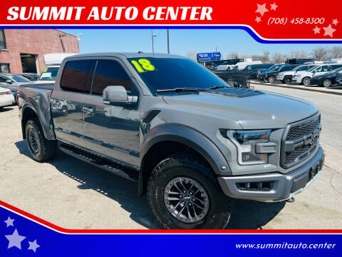 2018 Ford F-150 for sale at SUMMIT AUTO CENTER in Summit IL