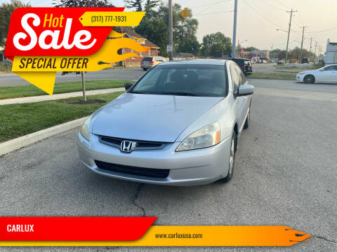 2005 Honda Accord for sale at CARLUX in Fortville IN