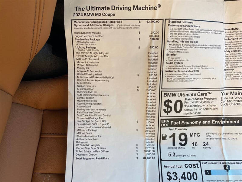 2024 BMW M2
