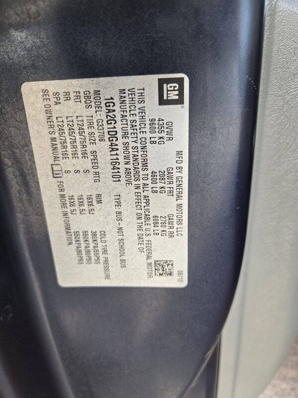 2010 Chevrolet Express LT 3500