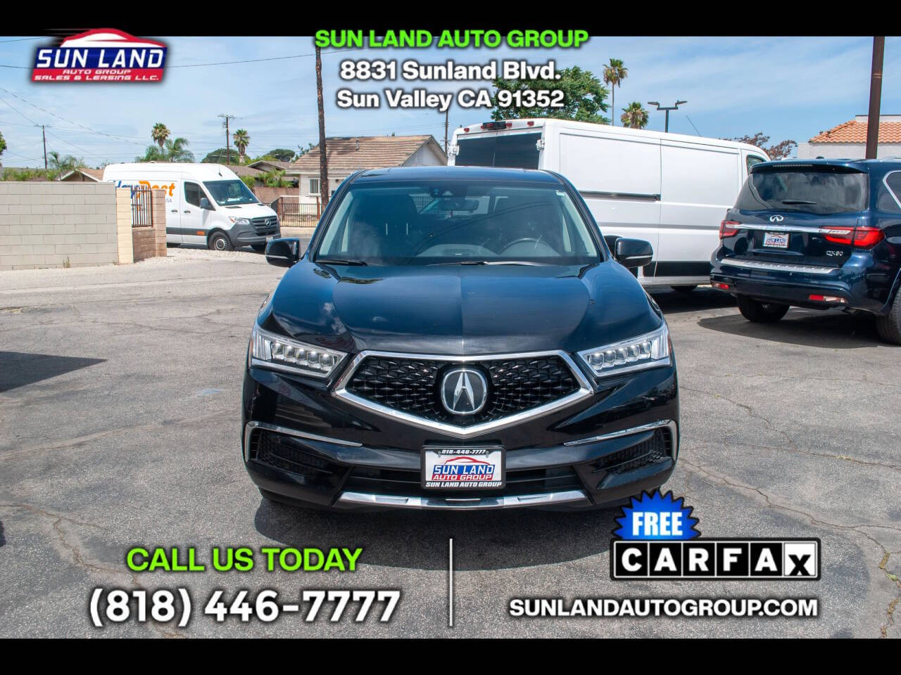 Black 2019 Acura MDX SH-AWD w/Tech SH-AWD 4dr SUV w/Technology Package 2