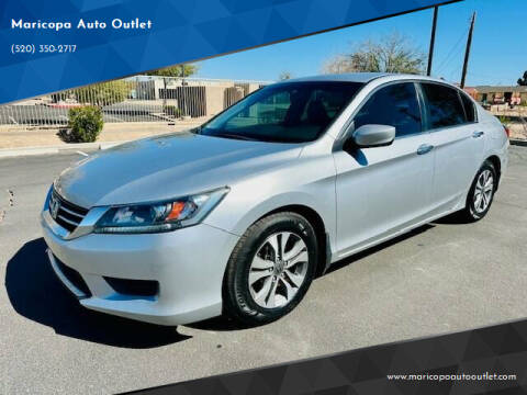 2015 Honda Accord for sale at Maricopa Auto Outlet in Maricopa AZ