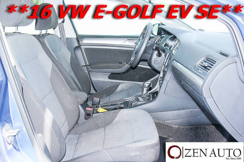 2016 Volkswagen e-Golf SE