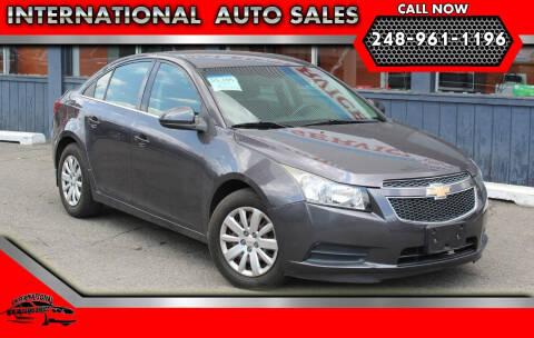 2011 Chevrolet Cruze for sale at International Auto Sales and Service in Detroit MI