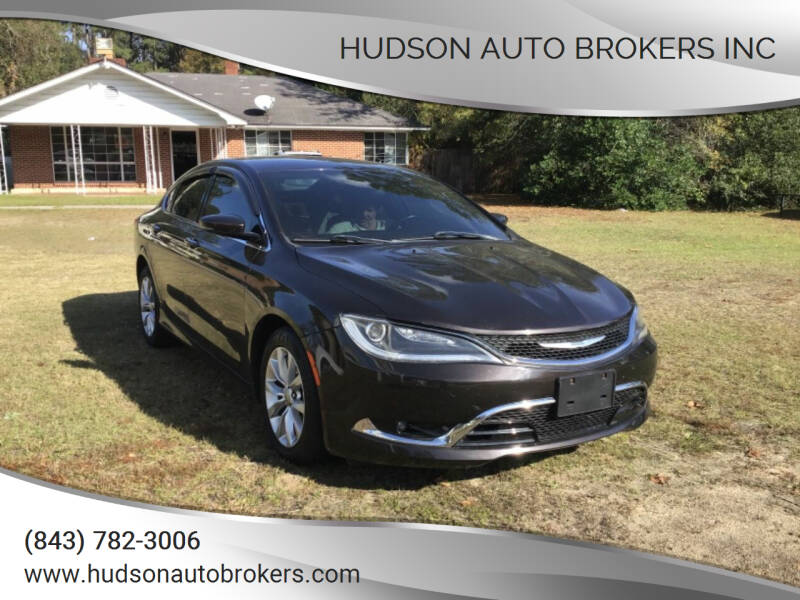 2015 Chrysler 200 for sale at HUDSON AUTO BROKERS INC in Walterboro SC