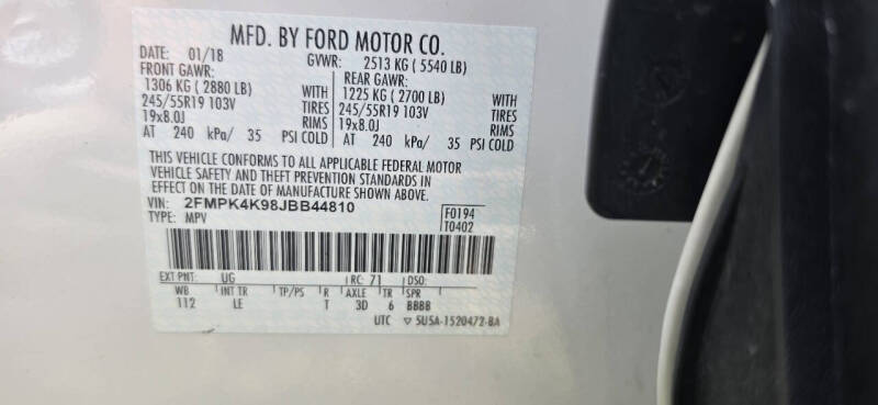 2018 Ford Edge Titanium