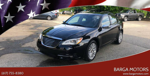 2012 Chrysler 200 for sale at Barga Motors in Tewksbury MA