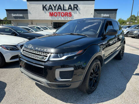 2016 Land Rover Range Rover Evoque for sale at KAYALAR MOTORS in Houston TX