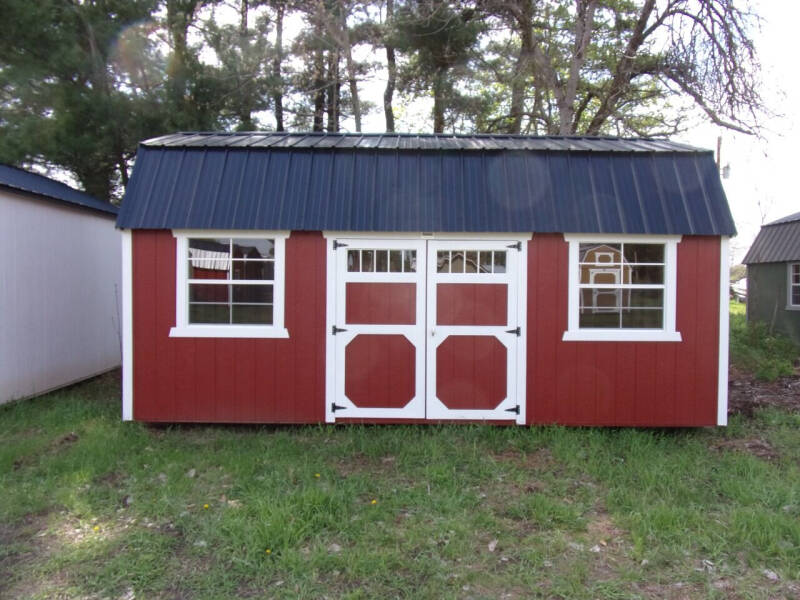  10 x 20 side lofted barn for sale at Extra Sharp Autos in Montello WI