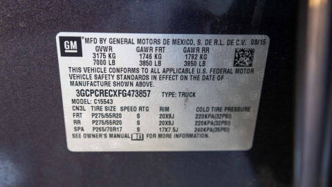 2015 Chevrolet Silverado 1500