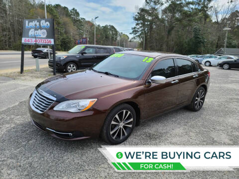 2013 Chrysler 200 for sale at Let's Go Auto in Florence SC