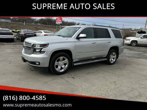 2017 Chevrolet Tahoe for sale at SUPREME AUTO SALES in Grandview MO