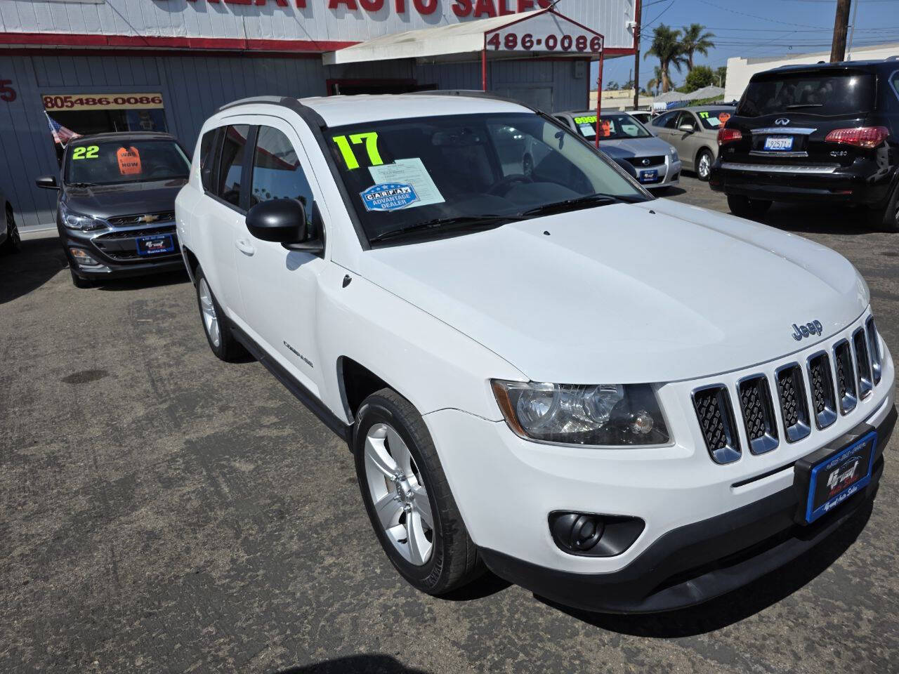 White 2017 Jeep Compass Sport Sport 4dr SUV 2