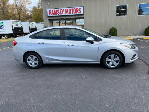 2016 Chevrolet Cruze for sale at Ramsey Motors in Riverside MO