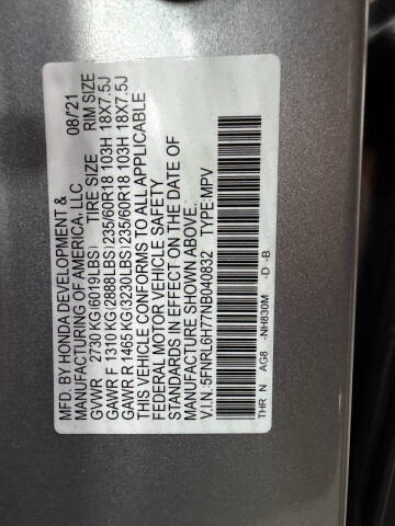 2022 Honda Odyssey EX-L