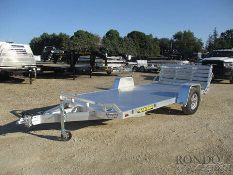 2023 Aluma Aluminum Single Axle Utility 8 for sale at Rondo Truck & Trailer in Sycamore IL