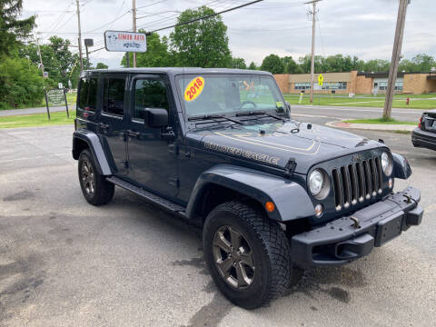 2018 Jeep Wrangler JK Unlimited for sale at JERRY SIMON AUTO SALES in Cambridge NY