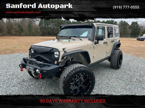 2016 Jeep Wrangler Unlimited for sale at Sanford Autopark in Sanford NC