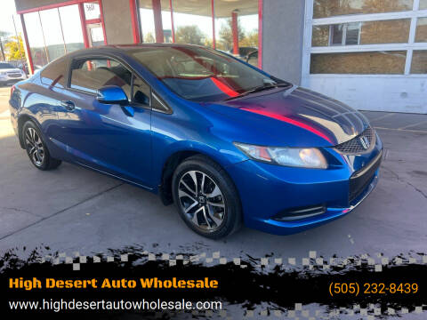 2013 Honda Civic for sale at High Desert Auto Wholesale in Albuquerque NM