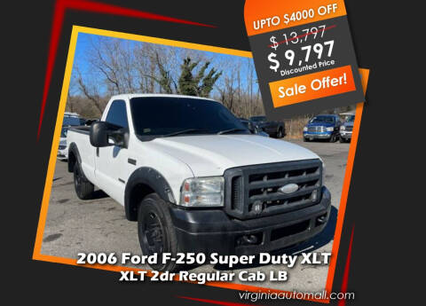2006 Ford F-250 Super Duty for sale at Virginia Auto Mall in Woodford VA