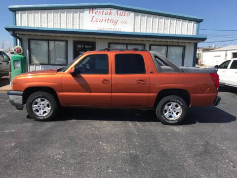 2005 Chevrolet Avalanche for sale at Westok Auto Leasing in Weatherford OK