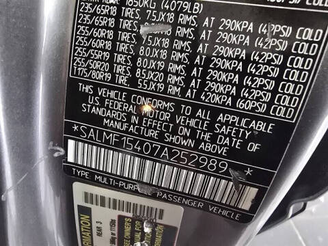 2007 Land Rover Range Rover HSE