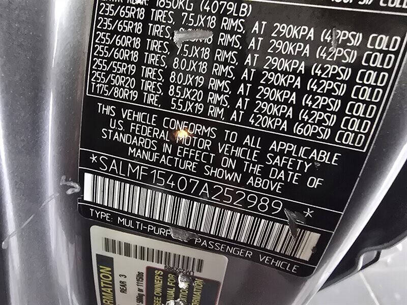 2007 Land Rover Range Rover HSE