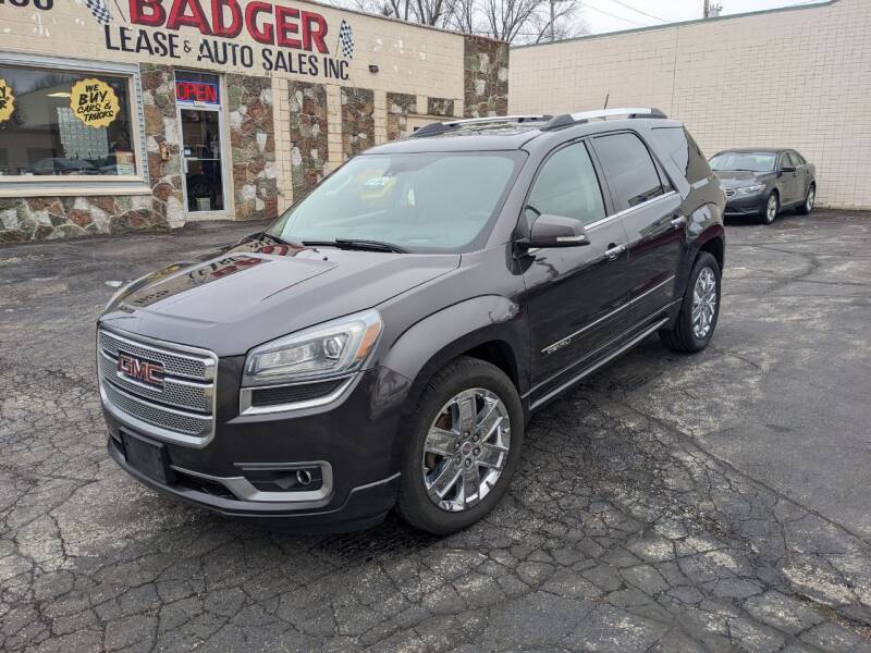 2014 GMC Acadia for sale at BADGER LEASE & AUTO SALES INC in West Allis WI