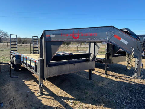 2024 TRIPLE R  - Low Boy Pipetop GN Trailer  for sale at LJD Sales in Lampasas TX