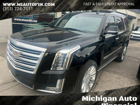 2015 Cadillac Escalade for sale at Michigan Auto Financial in Dearborn MI