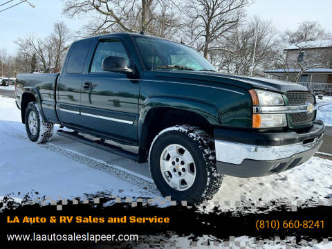 2004 Chevrolet Silverado 1500 for sale at LA Auto & RV Sales and Service in Lapeer MI