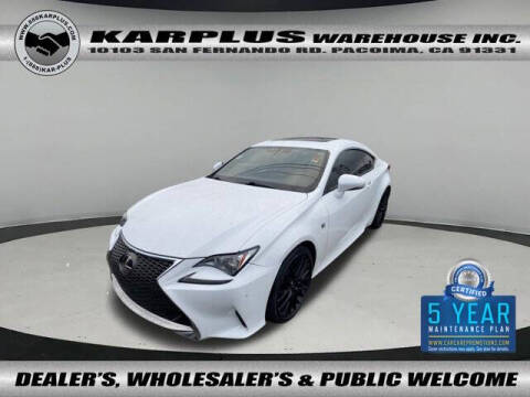 2017 Lexus RC 200t for sale at Karplus Warehouse in Pacoima CA