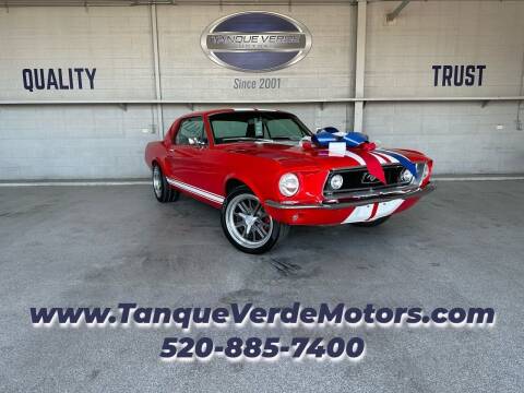 1968 Ford Mustang for sale at TANQUE VERDE MOTORS in Tucson AZ