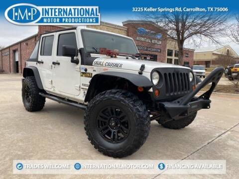 2010 Jeep Wrangler Unlimited for sale at International Motor Productions in Carrollton TX