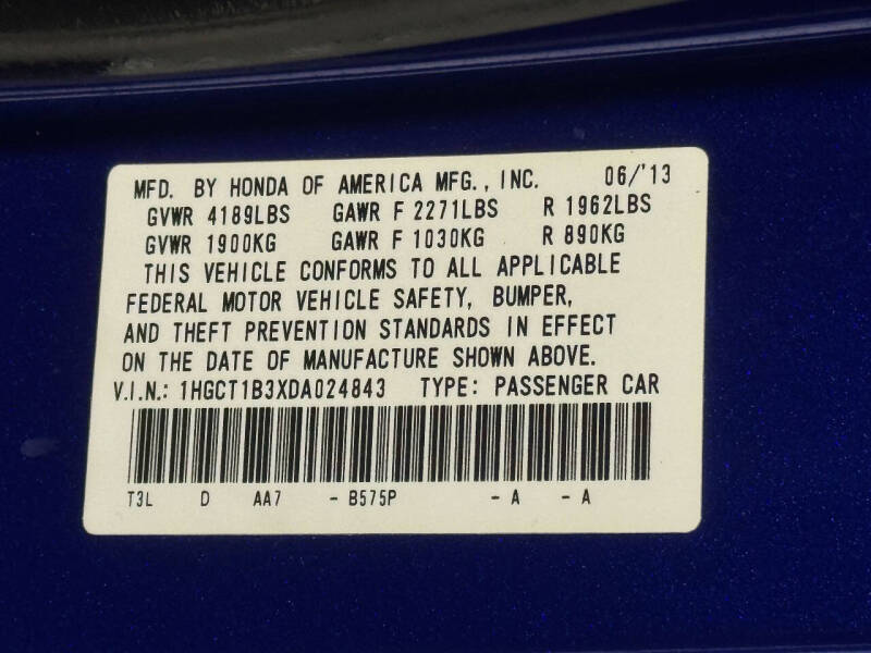 2013 Honda Accord LX-S