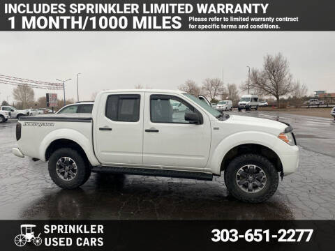 2016 Nissan Frontier for sale at Sprinkler Used Cars in Longmont CO