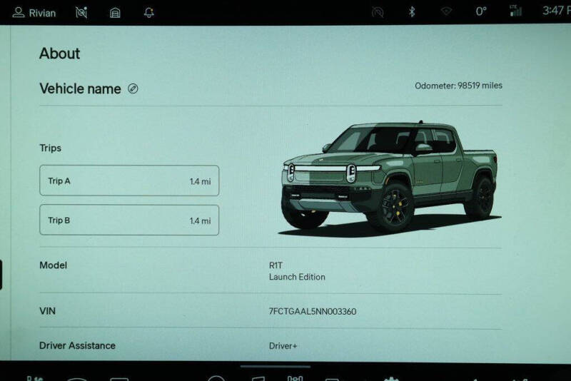 2022 Rivian R1T Launch Edition
