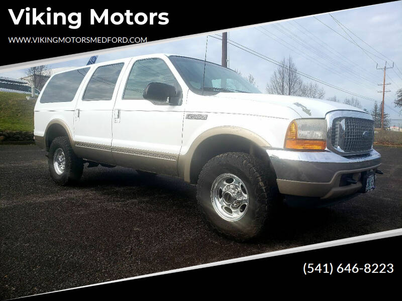 2001 Ford Excursion for sale at Viking Motors in Medford OR