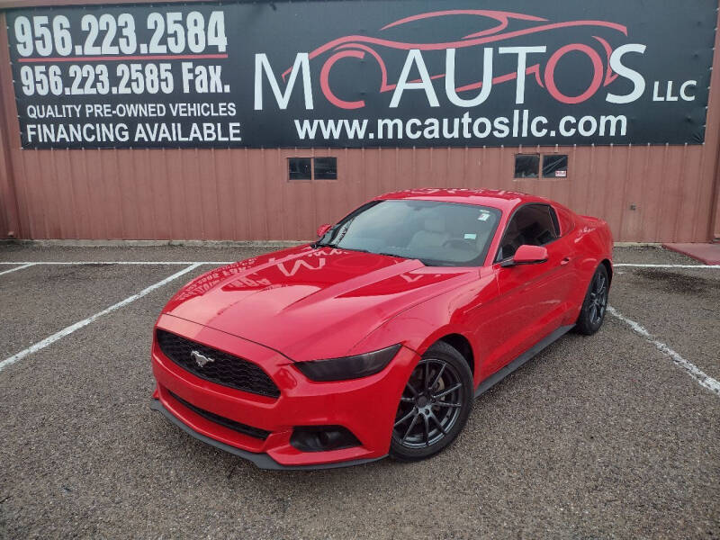 2015 Ford Mustang for sale at MC Autos LLC in Pharr TX