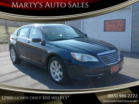 2013 Chrysler 200 for sale at Marty's Auto Sales in Lenoir City TN