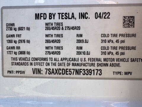 2022 Tesla Model X