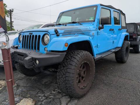 2017 Jeep Wrangler Unlimited for sale at P J McCafferty Inc in Langhorne PA