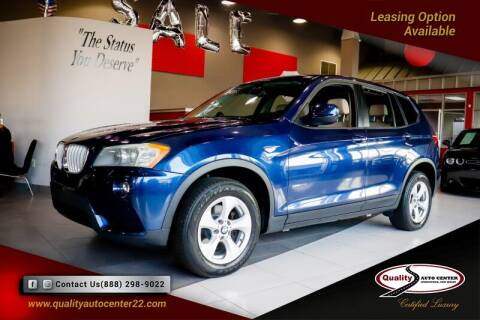 2011 BMW X3 for sale at Quality Auto Center in Springfield NJ