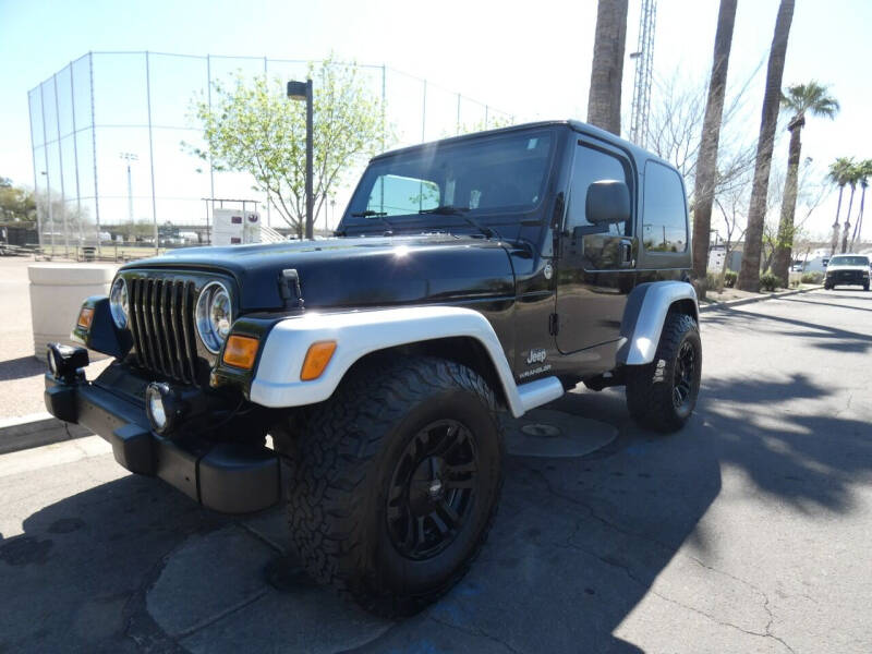2005 Jeep Wrangler for sale at J & E Auto Sales in Phoenix AZ