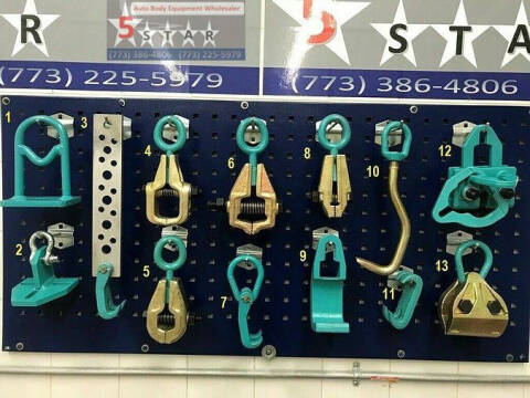 2020 13 PIECE AUTO BODY PULLING TOOLS AND CLAMPS SET for sale at Kamran Auto Exchange Inc in Kenosha WI