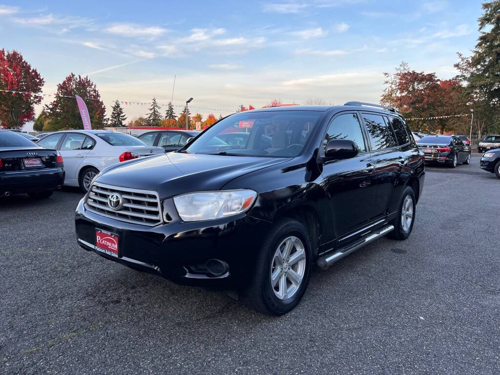 2008 Toyota Highlander for sale at PLATINUM AUTO SALES INC in Lacey, WA