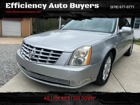 2010 Cadillac DTS for sale at Efficiency Auto Buyers in Milton GA