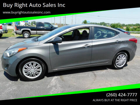 2013 Hyundai Elantra for sale at Buy Right Auto Sales Inc in Fort Wayne IN