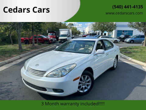 2002 Lexus ES 300 for sale at Cedars Cars in Chantilly VA